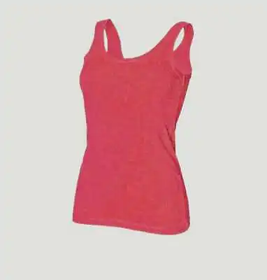  LADIES Women COTTON VEST WOMEN PLAIN SUMMER  CASUAL TANK TOP T SHIRT • £3.99