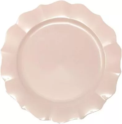 Elegant Scallop Collection Pearl Pink Salad Plates - 7.5 INCH PLATE  • $18.07