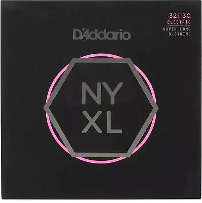 D'Addario NYXL32130SL NYXL Super Long 6-string Bass Strings - .032-.130 • $35.99