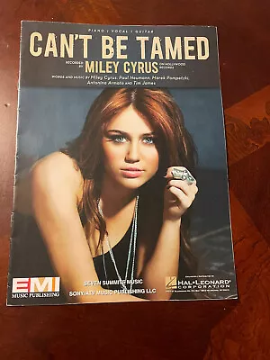 Miley Cyrus Sheet Music Can't Be Tamed 2010 • $12.50