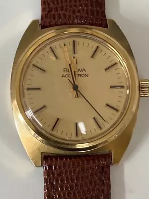 Bulova Accutron 2180G Tuning Fork Gent's Watch (154) • £180