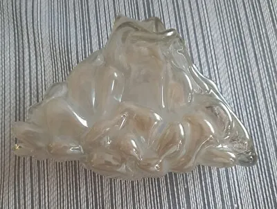 Vintage Lavorazione Murano Hand Blown Art Napkin Holder Glass HandMade In Italy • $33.50