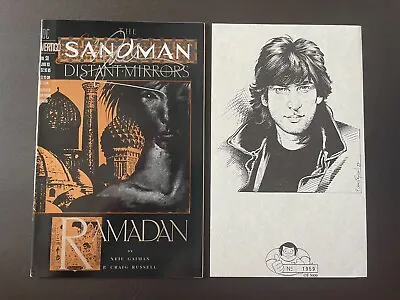 $81.44 • Buy Sandman #50 - Signed And Sketch By Neil Gaiman W/COA (DC, 1993) NM