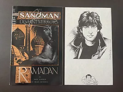 $81.44 • Buy Sandman #50 - Signed And Sketch By Neil Gaiman W/COA (DC, 1993) NM