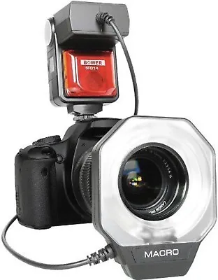 Bower Model SFD14C Macro Ring Flash -For Nikon DSLR • $39