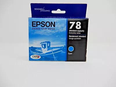 Epson 78 Claria Hi-Definition Cyan Ink Cartridge New Exp 04/2021 • $12.95