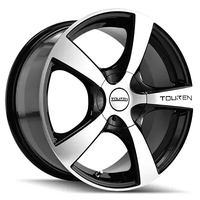 Touren TR9 17x7 5x100/5x4.5  +42mm Black/Machined Wheel Rim 17  Inch • $140.99