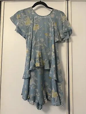 Zimmermann Silk Floral Playsuit Size 0 • $70