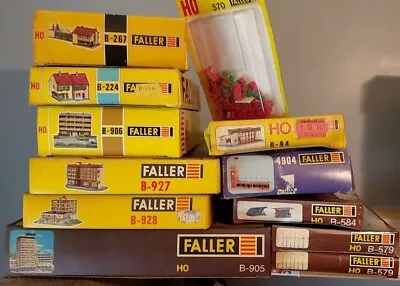 Rare Vintage Faller HO Scale Model Building Kits House/Greenhouse/High Rise/Shop • £10