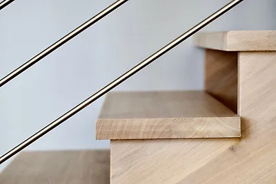 Oak Stair Treads For Floating Staircase - Untreated • £0.99