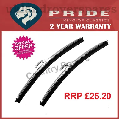 10  STAINLESS STEEL WIPER BLADES. CLASSIC MINI / MGB ROADSTER - PAIR 5mm BAYONET • $17.39