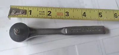 VINTAGE EARLY CRAFTSMAN 1/4  DRIVE RATCHET WITH THUMB WHEEL 43178 AND  PATENT #s • $19.99