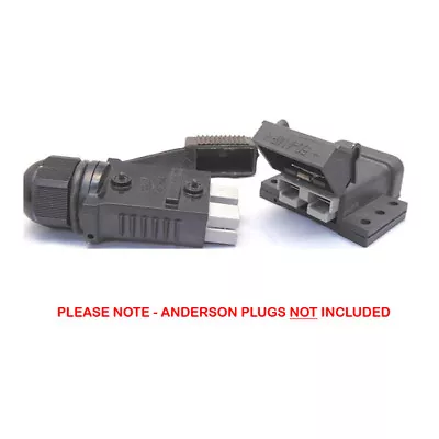 $38.50 • Buy Anderson Plug Cover Mounting Bracket + Lead End 50 Amp Dust Cover Weatherproof