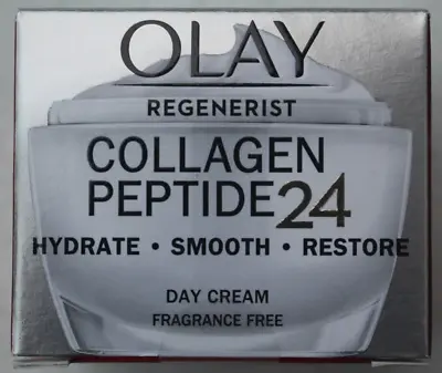 50ml OLAY REGENERIST COLLAGEN PEPTIDE24 DAY CREAM FRAGRANCE FREE • £13.49