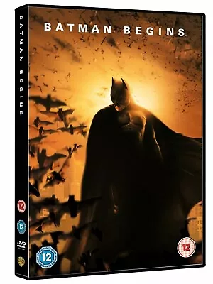 Batman Begins Christian Bale Michael Caine Warner Uk Dvd New And Sealed • £2.45