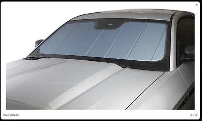 BLUE CoverCraft Folding Sun Shade For Volvo Vehicles Heat Wind Shield Bag Option • $89.99