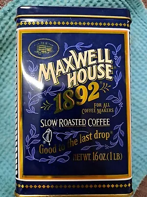 1892 MAXWELL HOUSE 100yr Anniversary Collector's Tin Can Storage Coffee Empty • $5.99