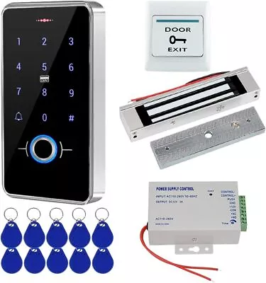 FST Door Access Control System Kit IP68 Waterproof Fingerprint RFID Keyboard... • £92.69