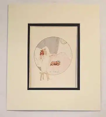 TARRANT Elsie Marley (1934 Nursery Rhymes Colour Lithograph) • £9.95