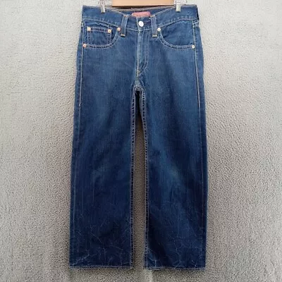 Vtg Levis Jeans Mens 30x30 Blue Real Loose Type 1 Wide Leg Skater Hong Kong • $42