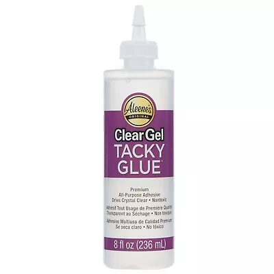 8oz 236ml Aleene's CLEAR GEL Original Premium Tacky Glue ( 32253 ) • £14.99