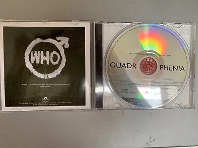 Quadrophenia - Music From The Soundtrack Of The Who Film CD • £0.99