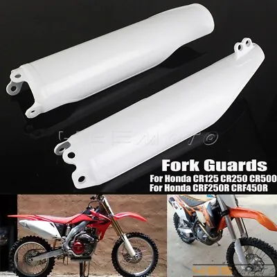 Front Fork Guard Dust Protector Cover For CR125 CR500 CRF450R CRF250X 2004-2014 • $24.99