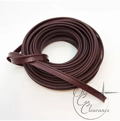 Vinyl Welt Cord Piping For Auto Marine Burgundy Embossed 1/8  Bead 15 Yards • $19