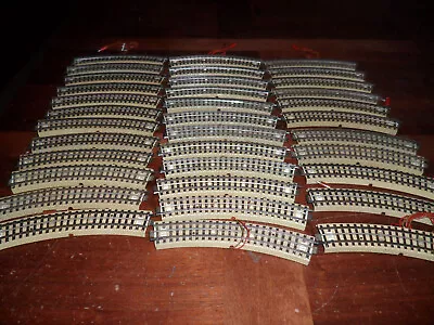 Lot Of 35 Marklin HO 5100 Early M Series Train Track Curves 3 Rail System • $37.77