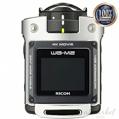 RICOH Waterproof Action Camera WG-M2 3813 4K Video Super Wide Angle 204 Degrees • $477