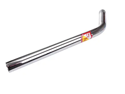 S&M Bikes 22.2mm (7/8 ) Old School Style LAYBACK Seat Post (14  Long) CHROME • $74.99