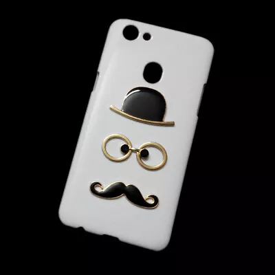 For OPPO A73 / F5 3D Cute Hat Eye Mustache Back Hard Phone Case Cover • $9.33