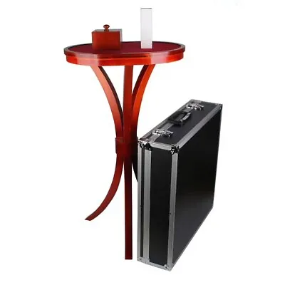 Delux Oval Trinity Floating Table With Anti Gravity Box Vase Stage Magic Tricks • $300