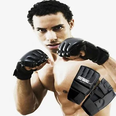 MMA Gloves Pair Punching Bag Training Boxing Martial Arts Sparring Grappling • $11.99