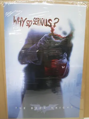 Why So Serious? The Dark Knight  Poster  Joker Batman 16319 • $44.97
