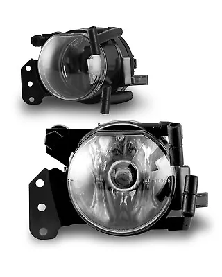 For 03-06 BMW E46 3 Series Coupe W/o Sport Package Models Fog Lights Clear Pair • $34.99