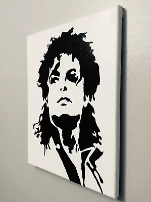 HOT Hand Painted Art Canvas 16”X20” MICHAEL JACKSON Acrylic Painting • $49.99