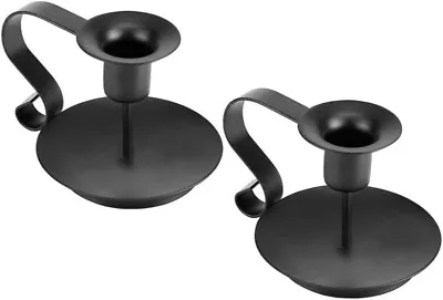 Candle Holders Set Of 2 Xmas Candlestick Xmas Candlelight Dinner Table Decor • £7.44