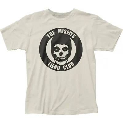 Misfits Fiend Club White T Shirt Mens Licensed Rock N Roll Retro Vintage White • $17.49