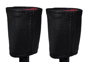 Black Stitching Fits Mazda Rx7 Fd3s 92-02 2x Rear Seat Belt Stalk Leather Covers • $239.31