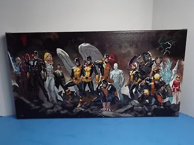 Fine Art Giclee On Canvas Marvel  All New X-Men 1  #7 Of 500 COA Pre-Owned (o) • $199.99