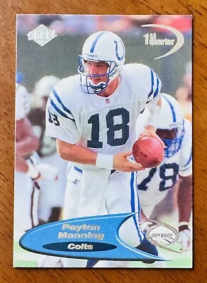 1998 Collector’s Edge Odyssey #60 Peyton Manning Rookie Card First Quarter NM • $4.75