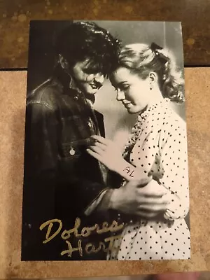 Dolores Hart/Elvis Presley Actress Autographed Signed 4X6 Photo  Loving You  • $20