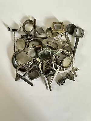 Metal Watch Jewelry Parts For Collage Mixed Media Art Steampunk Vintage Lot • $16