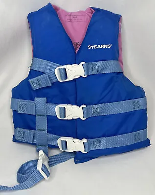 Stearns Child USCG Approved Life Vest Jacket 30-50 Lbs Type Lll PFD • $12