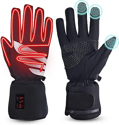 $99.12 • Buy Heated Gloves,Rechargeable Battery Heated Glove Liners For Women Men,Waterproof