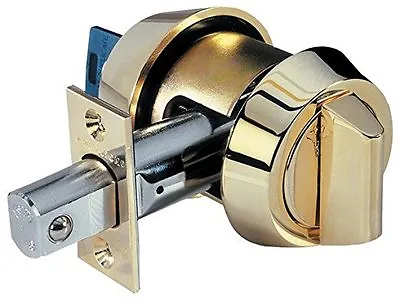 Mul-t-lock Hercular Single Cylinder Deadbolt W/Thumb Turn -Bright Brass • $279.99