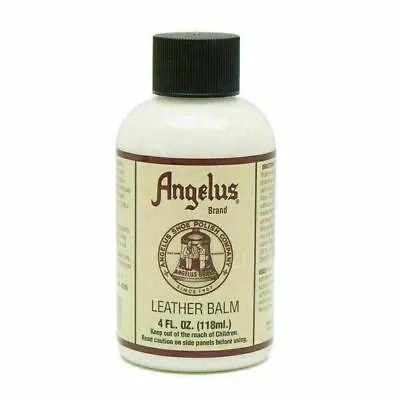 Angelus Leather Balm In 4oz Bottle Leather Cleaner/Conditioner NEW • $9.79