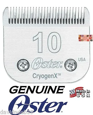 GENUINE Oster A5 Cryogen-X 10 BLADE*Fit A6 Andis AGCWahl KM10 KM5 KM2 Clipper • $40.99