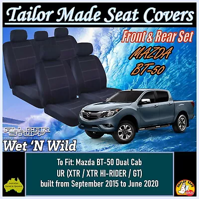 Neoprene Front & Rear Seat Covers For Mazda BT-50 (BT50) UR: 09/2015 To 06/2020 • $228.94